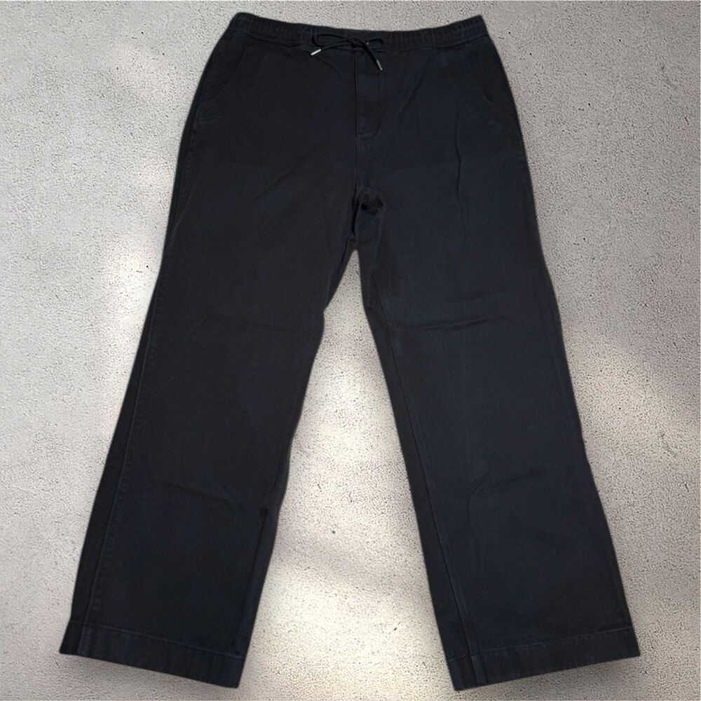 Reigning Champ Mens Drawstring Heavyweight Cotton Pants Size XXL Black